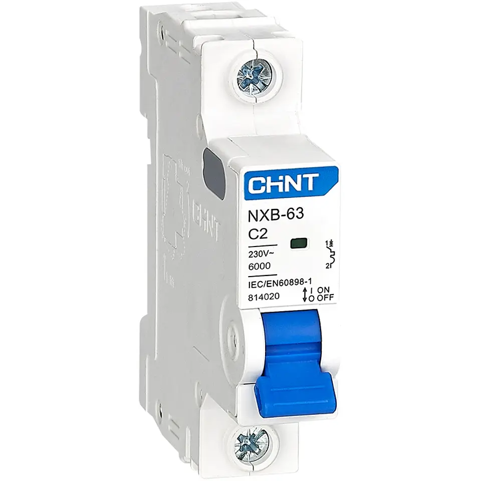 INTERRUPTOR AUTOMATICO 1X2A CURVA C 6KA 230VAC NXB-63 CHINT 1