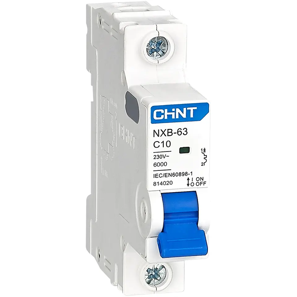 INTERRUPTOR AUTOMATICO 1X10A CURVA C 6KA 230VAC NXB-63 CHINT 1