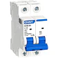 INTERRUPTOR AUTOMATICO 2X20A CURVA C 6KA 230VAC NXB-63 CHINT - Miniatura 1