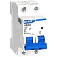 INTERRUPTOR AUTOMATICO 2X20A CURVA C 6KA 230VAC NXB-63 CHINT - Miniatura 2