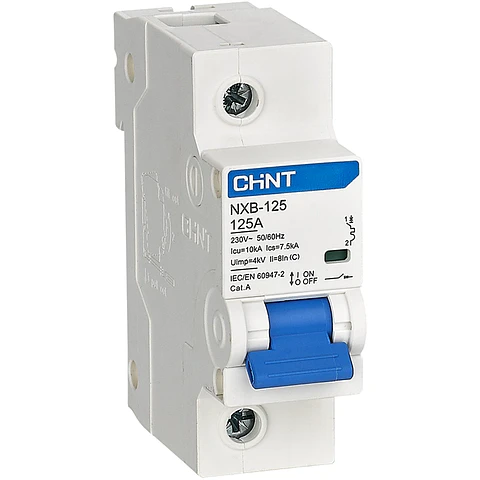 INTERRUPTOR AUTOMATICO 1X125A CURVA C 10KA 230VAC NXB-125 CHINT