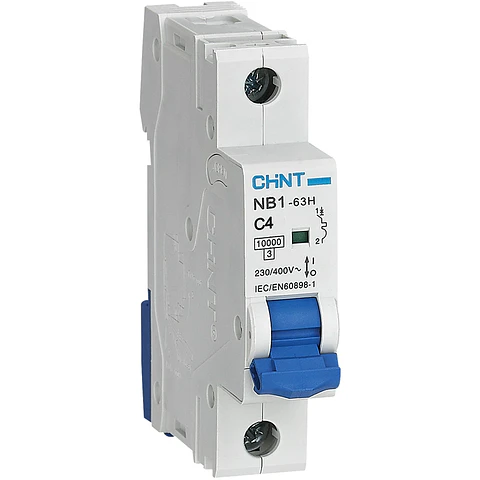 INTERRUPTOR AUTOMATICO 1X4A CURVA C 10KA 400VAC NB1-63H CHINT