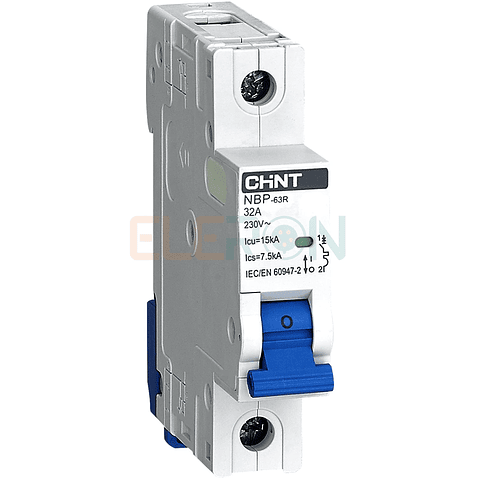 INTERRUPTOR AUTOMATICO 4X32A CURVA C 15KA 400VAC NBP-63R CHINT