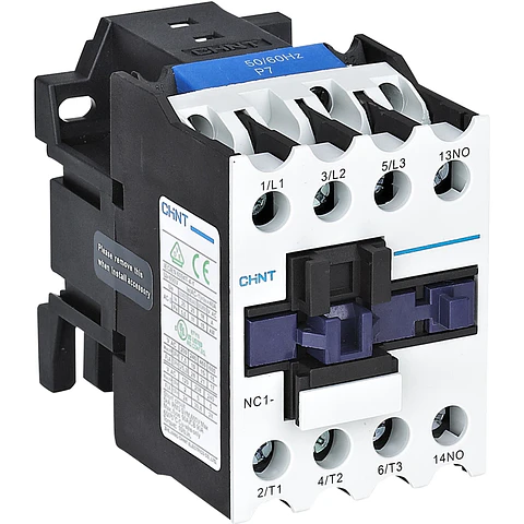 CONTACTOR TRIFASICO O TRIPOLAR 9A 3NA 400VAC 4KW CONTROL BOBINA 230VAC 1NA NC1 CHINT