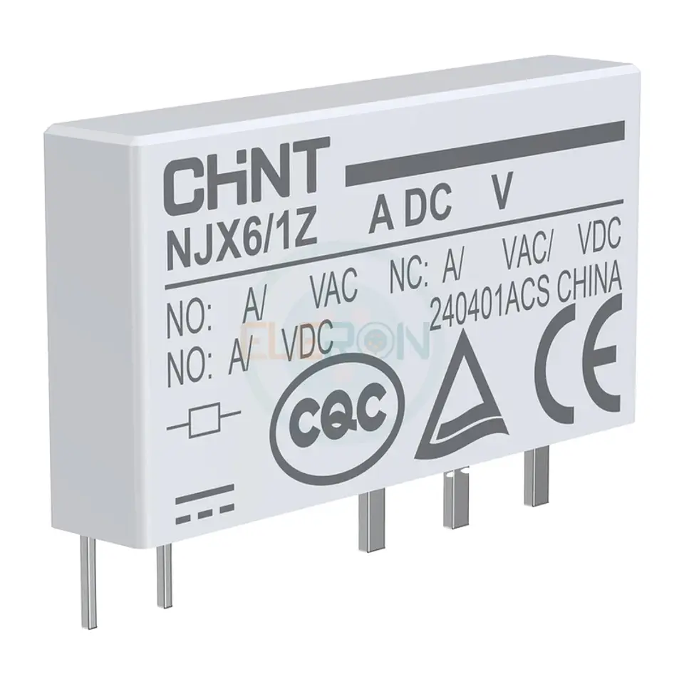 Rele Interfaz A Riel Din Medio Polo  1Na/Nc 6A Control 48V Dc Chint 1