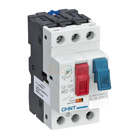 GUARDAMOTOR C/TECLA NS2 (REG 13.0 - 18.0A) 15KA CHINT