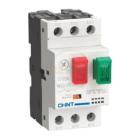 GUARDAMOTOR C/TECLA NS2 (REG 17.0 - 23.0A) 15KA CHINT