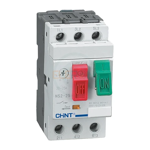 GUARDAMOTOR C/TECLA NS2 (REG 20.0 - 25.0A) 15KA CHINT
