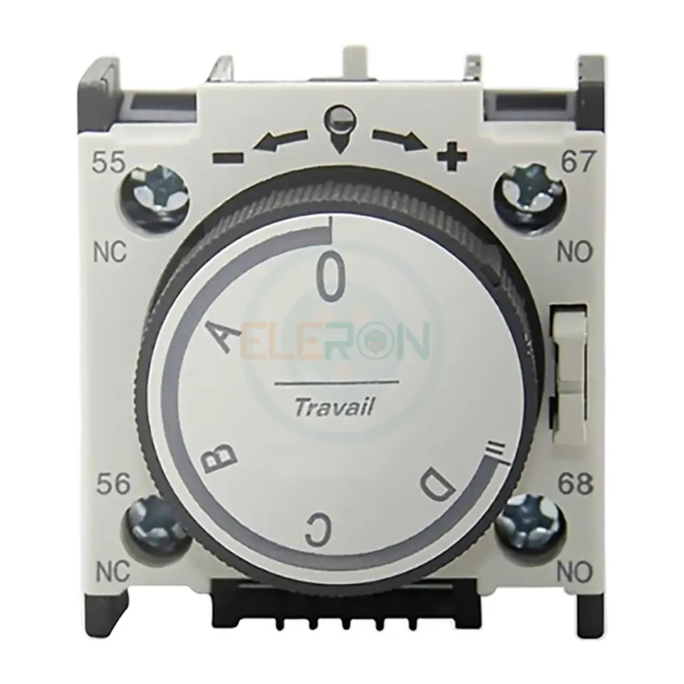 Temporizador On-Delay Ajuste De 0,1S A 3S 1Na + 1Nc Para Contactor Nc1 - Nc2 Chint 1