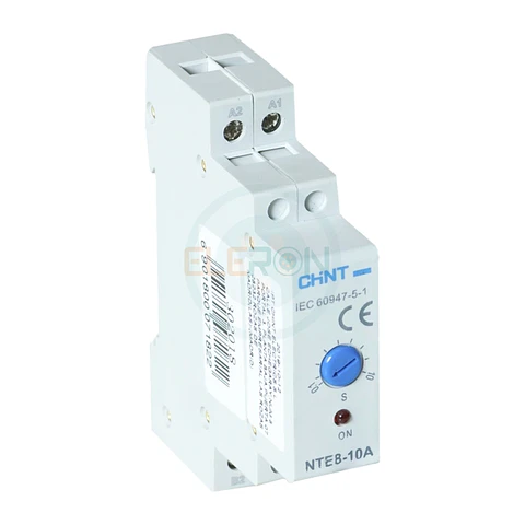 RELE TEMPORIZADOR ELECT. OFF-DELAY, 230VAC 10-120 SEG. 5 AMP CHINT
