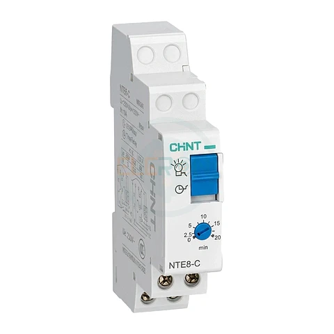 TELERRUPTOR ESCALERA/PASILLO 110-220VAC PROGRAMABLE DESDE 30S A 20MIN, 16A CHINT