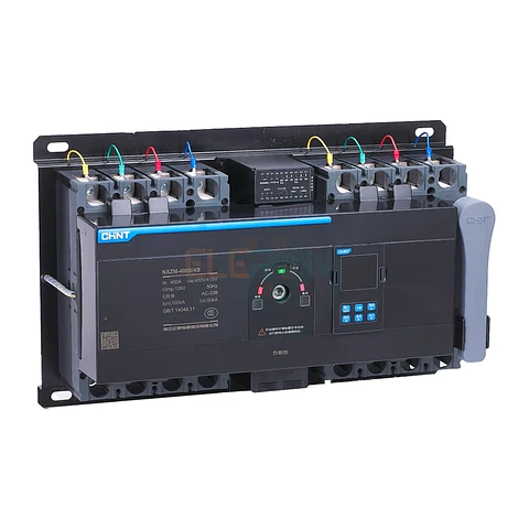 TRANSFERENCIA AUTOMATICA ATSE TIPO CB 4P 400V, 800A, 65KA, RELE Y PROTECCION TERMICA  CHINT