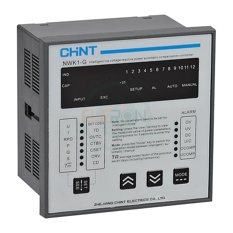 CONTROLADOR FP, NWK1 12 PASOS, CONTR. 400VAC, COMUNICACIÓN 485 CHINT