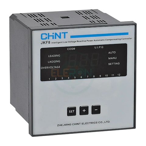 CONTROLADOR FP, JKF8; 12 PASOS, CONTR. 400VAC, 120X120MM CHINT
