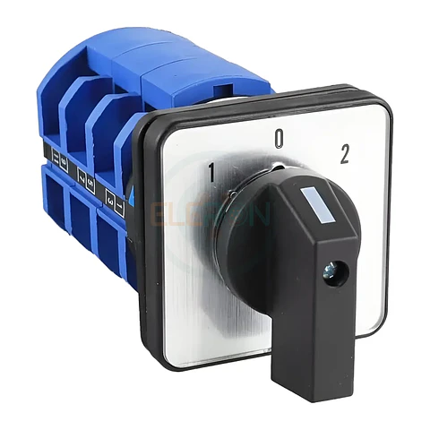 CONMUTADOR TRANSFERENCIA ROTATIVA 4P,32A(AC1), 3POS.(1-0-2), 64X64MM CHINT