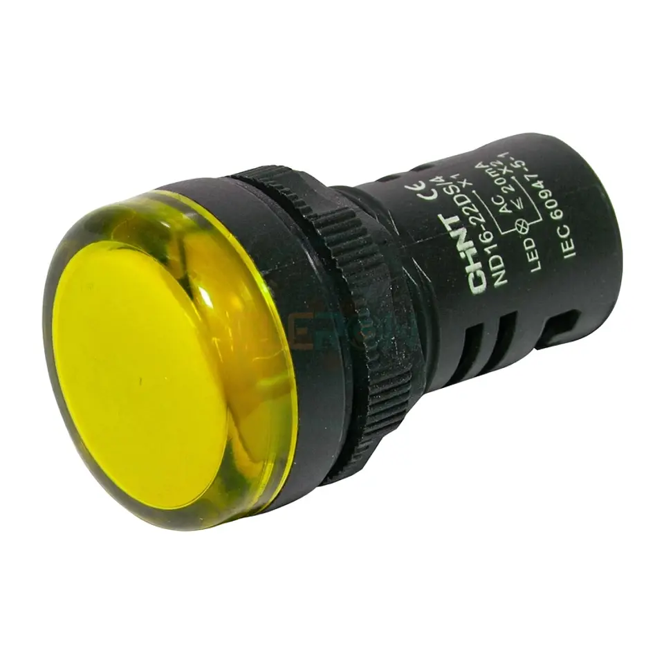 Piloto Compacto Ip65 Ø22Mm 220Vac Amarillo C/ Led Chint 1