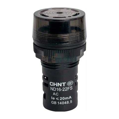 BOCINA COMPACTA, Ø22MM, 24VAC/DC, NEGRO CHINT