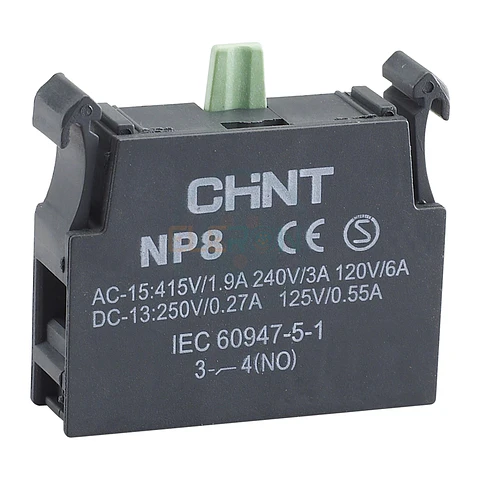 CONTACTO AUX MODULAR NP8 1NA P/PULSADOR/PILOTO/SELECTOR MODULAR CHINT