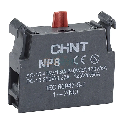 CONTACTO AUX MODULAR NP8 1NC P/PULSADOR/PILOTO/SELECTOR MODULAR CHINT