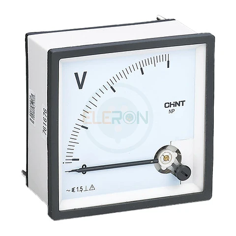VOLTIMETRO, 0 - 500 VCA, 50HZ, 72X72MM, . CHINT