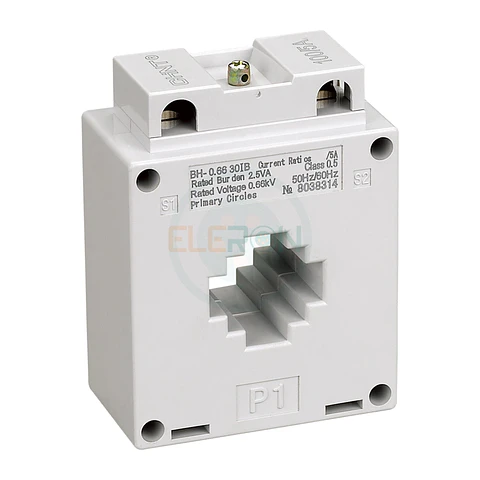 TRANSFORMADOR DE CORRIENTE 60/5A, VENTANA 30X30 CHINT