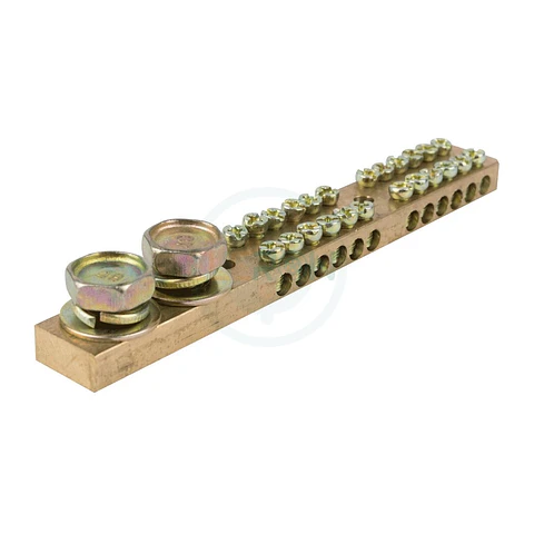 Regleta Laton Doble 2M10+2X12M5, L=144Mm 180A 16Mm² Max.