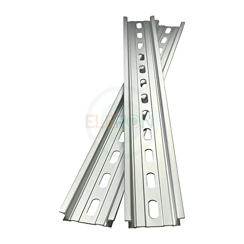 Riel Din Tipo Ts-35 Aluminio Perforado 35X7.5Mm (En Tira 1M)