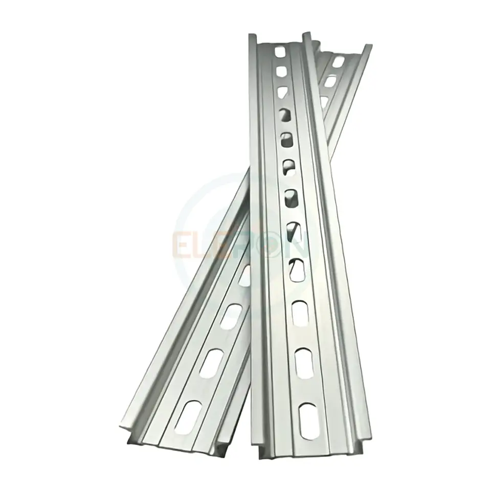 Riel Din Tipo Ts-35 Aluminio Perforado 35X7.5Mm (En Tira 1M) 1