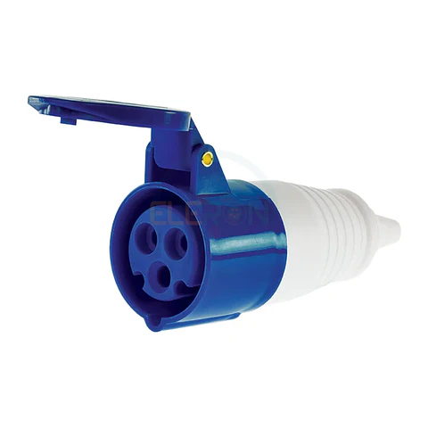 Enchufe Hembra Volante Ip44 16A 220V 2P+T
