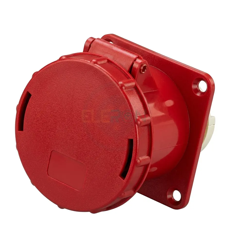 Enchufe Hembra Embutido Ip66 63A 380V 3P+T 1