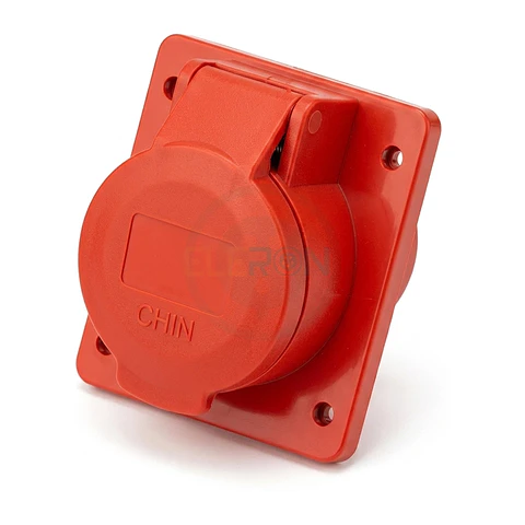 Enchufe Hembra Embutido 10° Ip44 32A 380V 3P+T