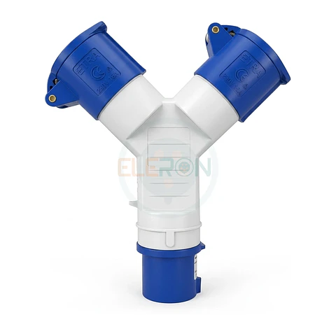 Enchufe Volante Multiple Ip44 16A 2X 220V 2P+T