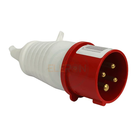 Enchufe Macho Volante Ip44 16A 380V 3P+T