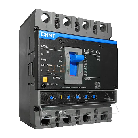 Interruptor Automatico Caja Moldeada 4X400A Regulable A 200A 50Ka 415Vac Nxms-400S Chint