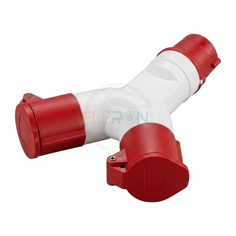 Enchufe Volante Multiple Ip44 16A 3X 380V 3P+N+T