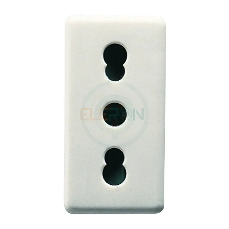 Modulo Enchufe Hembra 2P+T 10/16A 250V Blanco 1