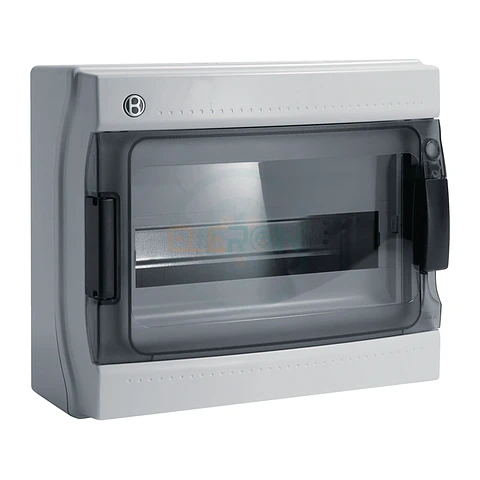 Caja Policarbonato Ip65 12 Modulos Pta Transparente, Italia
