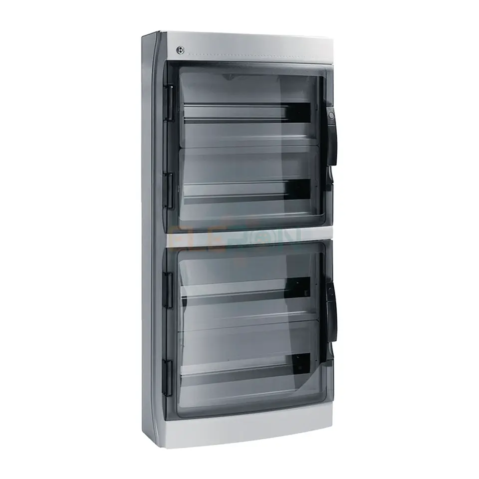 Caja Policarbonato Ip65, 72 (18X4) Modulos, Puerta Transp. 1