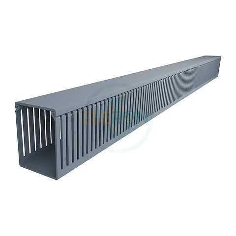 Canaleta Ranurada 60XH80X2000mm Con Tapa