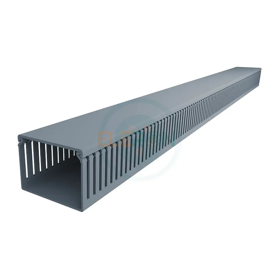 Canaleta Ranurada 80XH60X2000mm Con Tapa 1