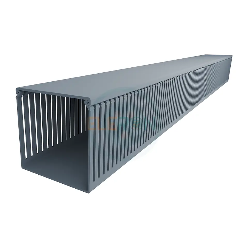 Canaleta Ranurada 100XH100X2000mm Con Tapa 1