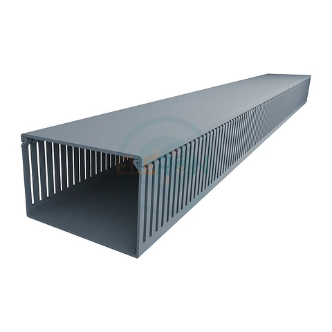 Canaleta Ranurada T1-Ef 120XH80X2000mm Con Tapa