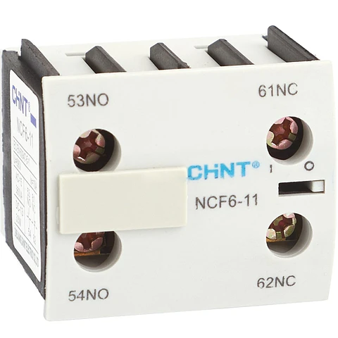 Contacto Auxiliar Frontal 1Na 1Nc Ncf6 Para Contactor Nc6 Chint
