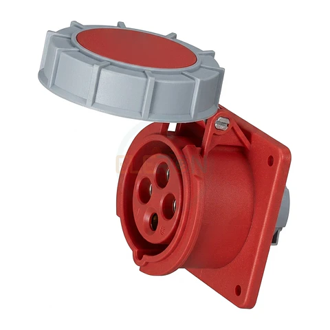 Enchufe Hembra Fijo Embutido, 3P+T, 16A, Ip67