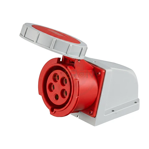 Enchufe Hembra Fijo Sobrepuesto, 3P+N+T, 63A, Ip67