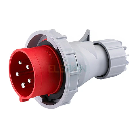 Enchufe Macho, Volante, 3P+N+T, 32A, Ip67