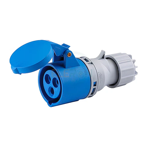 Enchufe Hembra, Volante, 2P+T, 32A, Ip44