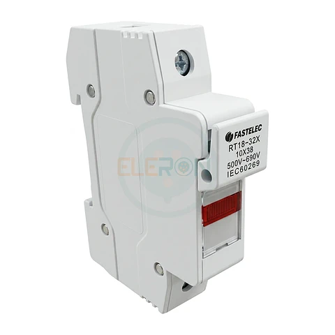 Seccionador Porta Fusible 1P Ø10X38Mm 500V