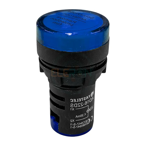 Luz Piloto Led 220Vac/Dc Azul Compacta Ø22Mm