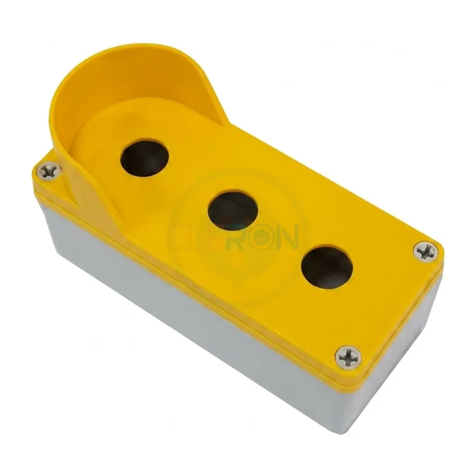 Botonera Pvc Con Proteccion 3 Perforaciones Ø22Mm 1